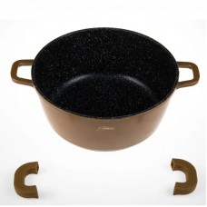 CRATITA CU INTERIOR MARMORAT SI CAPAC 32CM 9.5L MA..